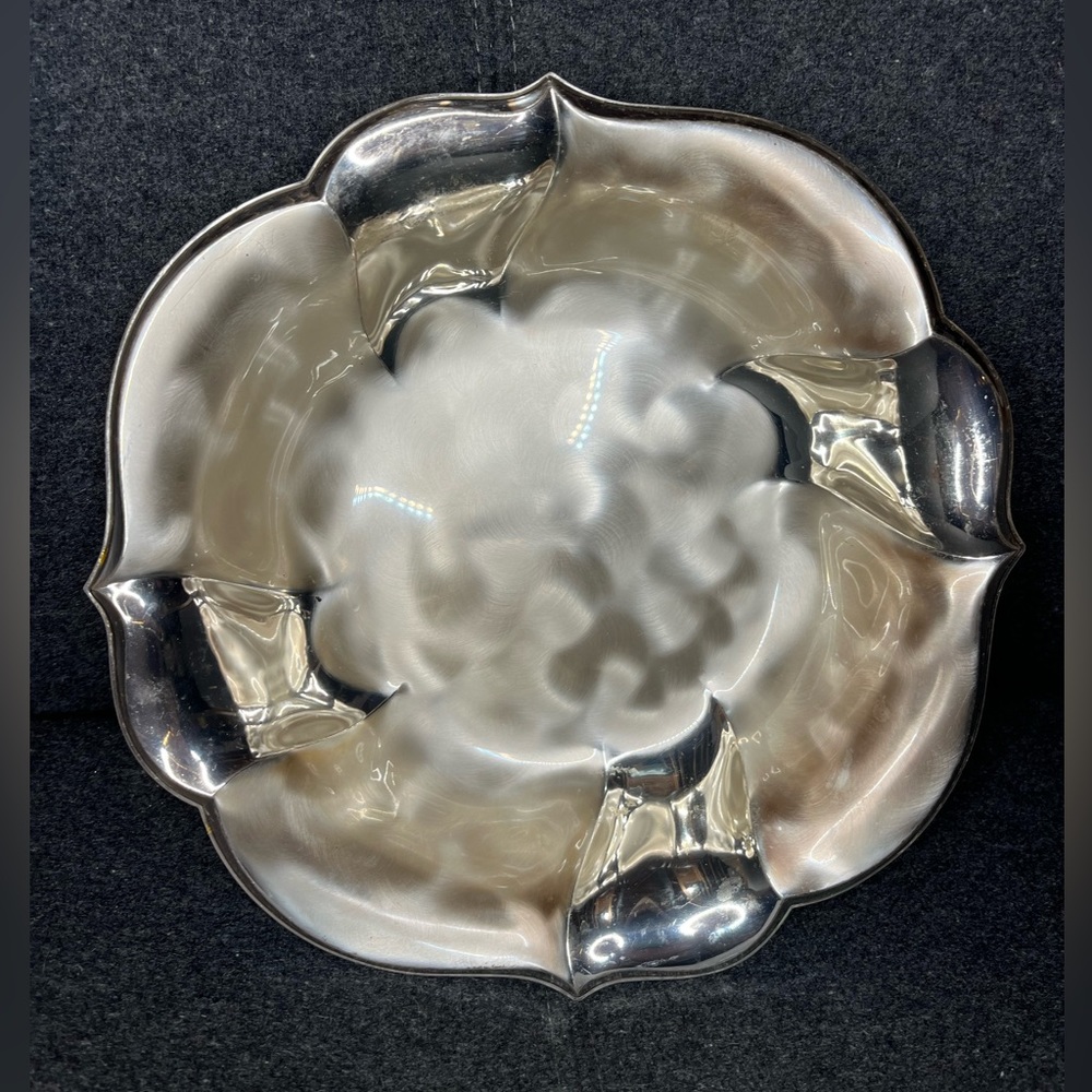 Vintage WMF Ikora Candy Platter-silverplated